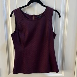 Elegant Purple Sleeveless Top